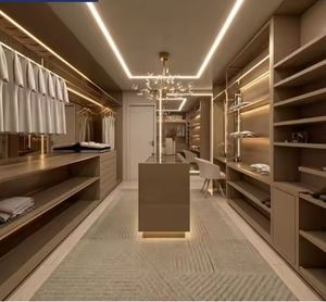 Armoire de rangement moderne d'usine armoire individuelle mobilier de chambre à coucher armoire personnalisée haute brillance - Product Image 4