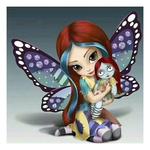 AE4142 Big Eyes Doll Paintings wholesale dropshipping canvas printing supplier diamond painting factory