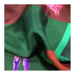 Tecido de seda italiana personalizado, chiffon de seda