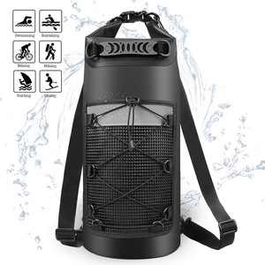 Outdoor Waterproof Drying <b>Bag</b> 14 In Mesh Reflective Bucket <b>Bag</b> For Swimming Kayaking Hiking Surfing Biking Skiing - Product Image 1