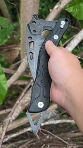 EDC Folding Sickle <b>Camping</b> <b>Multi</b> functional Thickened Outdoor Adventure <b>Multi</b> purpose Mountain Cutting and Tree Cutting <b>Tools</b> Wh - Product Image 4