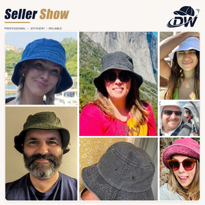 Cappello a Secchiello in Cotone 100% Lavato all'Ingrosso, Logo Personalizzato, Unisex, Pieghevole, Protezione Solare, Stile Europeo e Americano per Pesca e Attività all'Aperto - Product Image 5