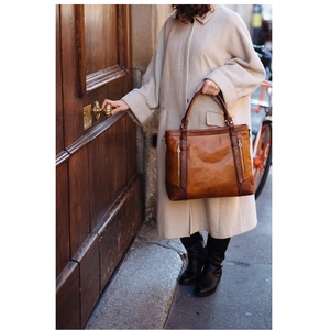 Most Selling Elegant Brown Leather Hand <b>Bag</b> for Women with Strong Stitching and <b>Long</b> Lasting Use Available At Best Price - Product Image 1