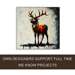 Vendita Calda: Dipinti ad Olio Astratti Moderni Fatti a Mano, Arte <span class=keywords><strong>Pop</strong></span> su Tela per Hotel - Opere d'Arte su Tela Realizzate da <span class=keywords><strong>Artisti</strong></span> - Product Image 1