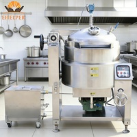 Marmite de cuisson sous vide électrique/gaz de 100L à 600L avec agitation planétaire et contrôle hydraulique automatique pour l'industrie alimentaire