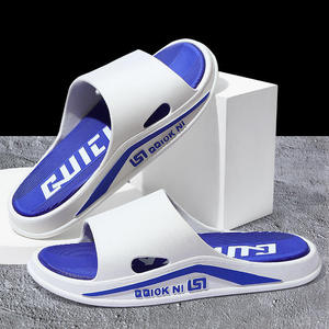 Pantoufles de sport antidérapantes pour hommes, été, intérieur-extérieur, déodorant de bain respirant pour la maison, les couples, le sport avec design antidérapant - Product Image 2