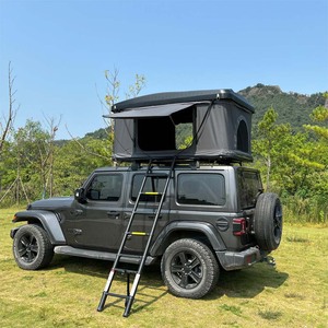 เต็นท์หลังคารถ SUV แบบแข็งเต็นท์บนหลังคารถ4X4ตั้งแคมป์กันน้ำ - Product Image 6