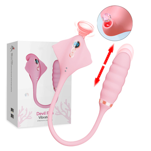 Juguete de Masturbación Femenina con Nueve Frecuencias de Succión y Lamido, Material de Silicona, Palo Telescópico Inteligente para Mujeres - Product Image 1