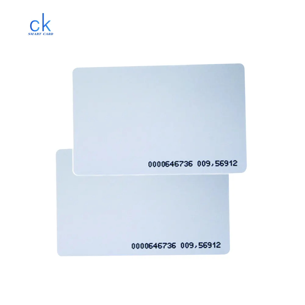 전문 공장 폴더 형 두꺼운 RFID 키 카드 PVC 호텔 RFID 카드 흰색 빈 카드