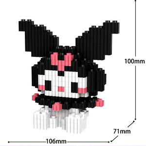 Jouets de construction en blocs, personnages de dessins animés, chat, jouets d'assemblage à petites particules, vente en gros de blocs de construction, <span class=keywords><strong>jouet</strong></span> éducatif à emboîter - Product Image 5