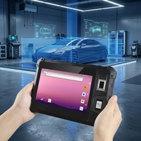 Nueva Tableta Industrial Resistente con Android 13, PDA, Lector UHF RFID, Escáner de Código de Barras NFC, Pantalla de 8 Pulgadas, Batería de 10000 mAh, Resistente al Agua