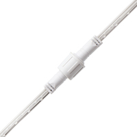 GJQ 10FT 20AWG Weißes DC 5,5mm X 2,5mm Buchse auf 5,5mm X 2,5mm Stecker Stromverlängerungskabel für Stromquellen-Zubehör