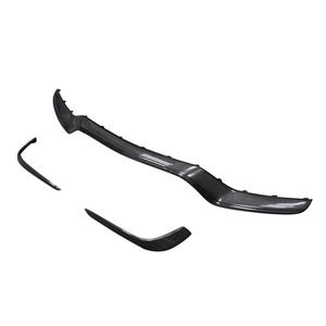 2015+ Mercedes W205 C63 AMG Carbon Fiber Front Bumper Lip <b>Splitter</b> Fins New Condition Replacement Part - Product Image 3