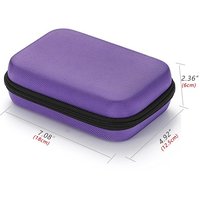 Diffuseur de stockage de voyage personnalisé EVA 10ml 15ml huile essentielle sac de transport étui pochette