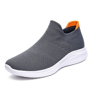 Chaussures de sport décontractées respirantes pour hommes, style chaussettes, ultra-légères, à semelle souple, en mesh noir - Product Image 5