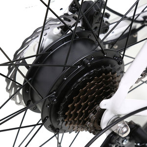 Vélo de montagne électrique TXED 27,5 pouces avec moteur arrière de 350 W, batterie au lithium 48 V/10,4 Ah et pédale, vélo hybride électrique à 7 vitesses - Product Image 6