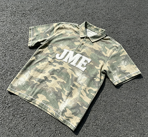 Camiseta Corta de Manga Corta para Hombre, Estilo Americano Vintage, Lavado Ácido, Desgastada, 300gsm, 100% Algodón, Personalizada, de Alta Calidad - Product Image 3