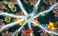 TigerFuns Bull Fight Fish Game Software & Table for 4/6/8/10 Players 110V/220V for Amusement Centers