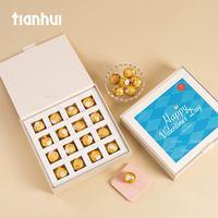 Boîte cadeau vide Tianhui personnalisée : boîte cadeau éco-responsable, boîte à chocolat en papier durable pour la Saint-Valentin verte