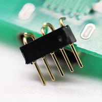 Échantillon gratuit circulaire sans vis étanche 1.27mm pas Double rangée 02-50pin simple rangée usinée connecteur industriel en-tête de broche