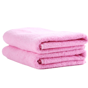 Serviettes de bain et de plage rectangulaires en coton biologique à séchage rapide - Serviettes tissées de couleur unie, directement de l'usine, pour usage domestique - Product Image 4