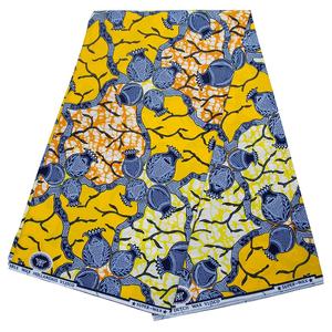 Vente <span class=keywords><strong>en</strong></span> Gros Tissu <span class=keywords><strong>Pagne</strong></span> Imprimé Wax Africain Véritable <span class=keywords><strong>en</strong></span> <span class=keywords><strong>Dentelle</strong></span> Nouveau Design 6 Yards Tissu 100% Coton pour Vêtements - Product Image 2