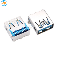 Connecteur USB micro connecteur USB DIP 5 broches partie femelle prise USB miniature de type B pour connecteur à broche de charge de téléphone portable