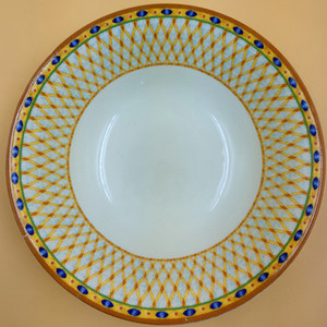Jbs Classic Vintage Lemon Pattern 8 "Mid-Glaze Plato de cena - Product Image 2