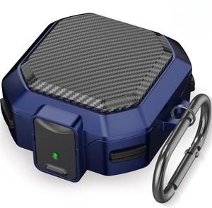 Funda para auriculares de fibra de carbono OEM ODM Service Mecha para <span class=keywords><strong>Samsung</strong></span> <span class=keywords><strong>Galaxy</strong></span> <span class=keywords><strong>Buds</strong></span> Live <span class=keywords><strong>2</strong></span> <span class=keywords><strong>Pro</strong></span> con funda protectora para auriculares Bluetooth con gancho - Product Image 6