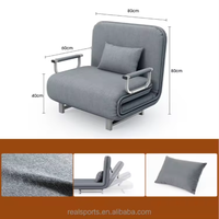 Sofá Cama Plegable Contemporáneo para Oficina y Sala de Estar, Sillón Convertible, Sofá Cama Plegable Personalizado