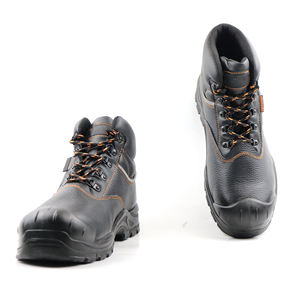 OEM S3 nuovi stivali da lavoro di sicurezza da uomo in pelle con punta in acciaio costruzione per scarpe Safty da uso in fabbrica - Product Image 6