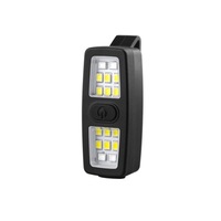 Quhike Nouvelle Lampe LED Stroboscopique Portable Multifonctionnelle à Clipser, Rechargeable, Ultra-légère, 0.37W, à Intensité Variable, pour Camping en Extérieur et Avertissement de Sécurité