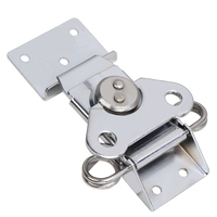 Boîtier en bois solide Stable, emballage d'importation et d'exportation, fermoir papillon, noyau de serrure, grande fermeture en acier inoxydable SUS304, verrou torsadé