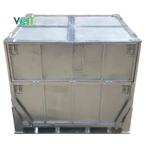 耐用钢架多功能储存运输钢液折叠容器
