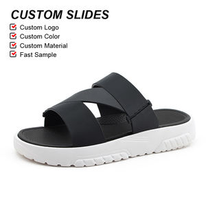 OLICOM OEM Fabrik Benutzerdefiniertes Logo Herren-<span class=keywords><strong>Slides</strong></span> Sandalen mit Fußgewölbestütze EVA Dicke Sohle Bequeme Atmungsaktive Maßgefertigte <span class=keywords><strong>Slides</strong></span> Hausschuhe - Product Image 6