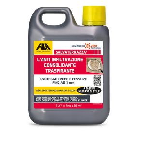 Consolidador de Piedra SALVATERRAZZA, Reparación de Infiltración de Terrazas, Repelente de Agua, Sellador de Grietas, No Amarillea, Repara el Daño por Humedad - Product Image 3