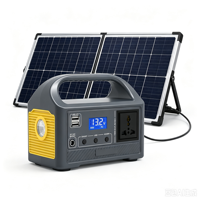 Système d'énergie solaire portable 150w 300w, système de stockage d'énergie Lifepo4 avec panneau solaire pliable pour le camping
