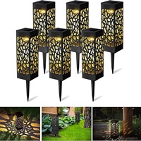 Lámpara LED Solar para Jardín, Mini Linterna Decorativa para Exteriores, Resistente al Agua IP65, con 3 Años de Garantía