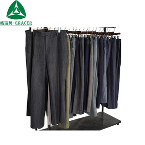 Pantalones <span class=keywords><strong>de</strong></span> Traje para <span class=keywords><strong>Hombre</strong></span> <span class=keywords><strong>de</strong></span> <span class=keywords><strong>Segunda</strong></span> <span class=keywords><strong>Mano</strong></span>, Gruesos para Invierno, Venta al Por Mayor - Product Image 4