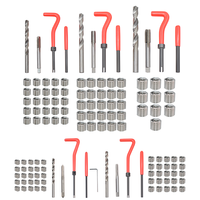 Kit d'outils de réparation de filetage de véhicule de haute qualité 131 pièces clé à tarauder et manchon de vis de taraudage pour réparation