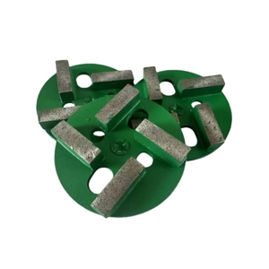 Disque de meulage diamanté de 4 pouces compatible avec la meuleuse de sol <span class=keywords><strong>Husqvarna</strong></span>, disque à liaison métallique à 4 segments - Product Image 5