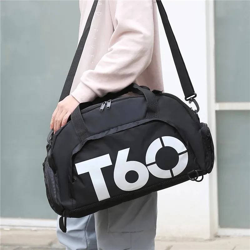 Benutzer definierte Logo Reisetasche mit Schuh fach T90 Basketball Fußball training Fußball Sport Frauen Männer Reisetasche