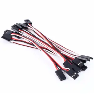 HITEC 150mm 200mm 300mm 500mm 600mm 800mm 1000mm Male to Male Servo Extension Cord Lead Futaba JR Wire Cable