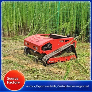 Cortacésped automático a gasolina con control remoto para bosques, granjas, parques, zonas verdes y huertos; cortacésped de orugas con control remoto. - Product Image 1
