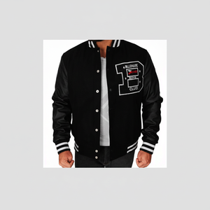 แจ็กเก็ตเลตเทอร์เม็นสำหรับผู้ชายแจ็คเก็ตทรงสลิมฟิตคุณภาพพรีเมียมเสื้อแจ็กเก็ตสำหรับผู้ชายปรับแต่งได้ - Product Image 1