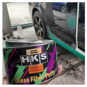 <span class=keywords><strong>Mastic</strong></span> bi-composant vert en fibre de verre polyester pour la réparation des bosses et des dommages de carrosserie automobile - Product Image 6