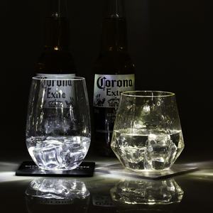 Sottobicchiere Quadrato in Gomma con Sensore di Gravità e Luce LED per Bar, Discoteche e Feste Natalizie - Product Image 1