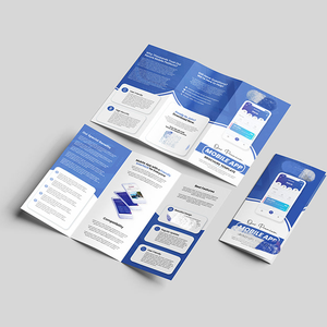 Impression de brochures pliables publicitaires personnalisées en gros, haute qualité, prix d'usine, différentes tailles et couleurs, sur papier cartonné - Product Image 2