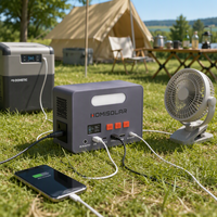 Batterie externe de voyage pour l'extérieur, sortie AC DC USB Type-C, charge solaire, mini station d'alimentation portable 100W 100WH