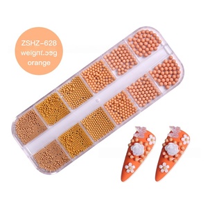 <span class=keywords><strong>Mini</strong></span> perles en acier <span class=keywords><strong>Macaron</strong></span>, breloques pour ongles, décorations, <span class=keywords><strong>mini</strong></span> billes métalliques de tailles variées, bijoux pour nail art, manucure DIY - Product Image 3